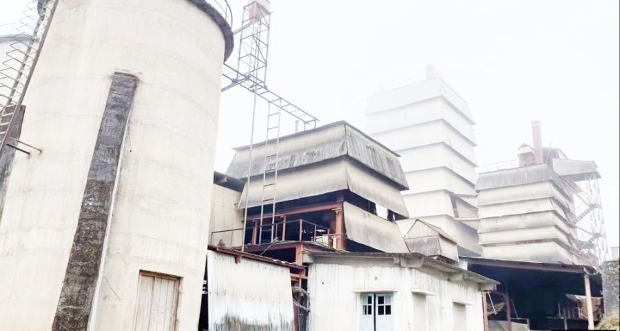 A view of Mini Cement Plant Wazeho in Phek district.